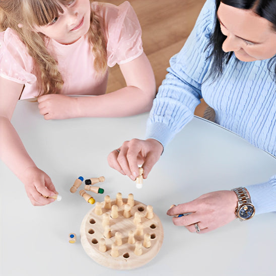 le meilleur jeu de société en bois de la famille esthétique visuel apprentissage des couleur et des stratégies de logique
