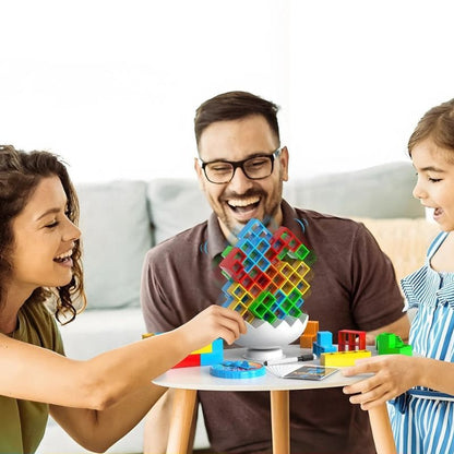blocs en plastique solides abs coloré forme jeu TÉTRIS  jeu de société enfant stimulant la motricité  