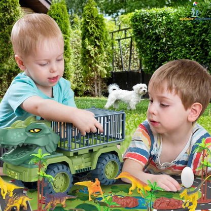 jeu dinosaure camion solide avec figurine dinosaure amusant cadeau wow
