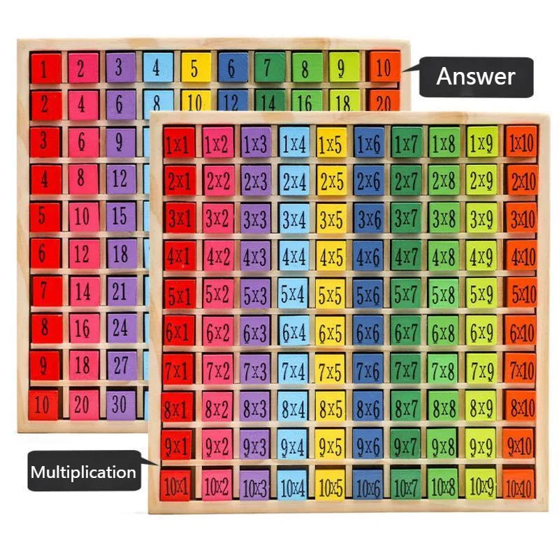 jeu mathématique multi-blocs pour apprendre en jouant à la méthode de Montessori
