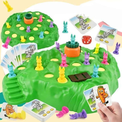 une plateforme de jeu en plastique verte formant un jeu de société enfant 3 ans et plus