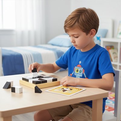 Jeux de réflexion et de logique puzzle en bois à développement progressif