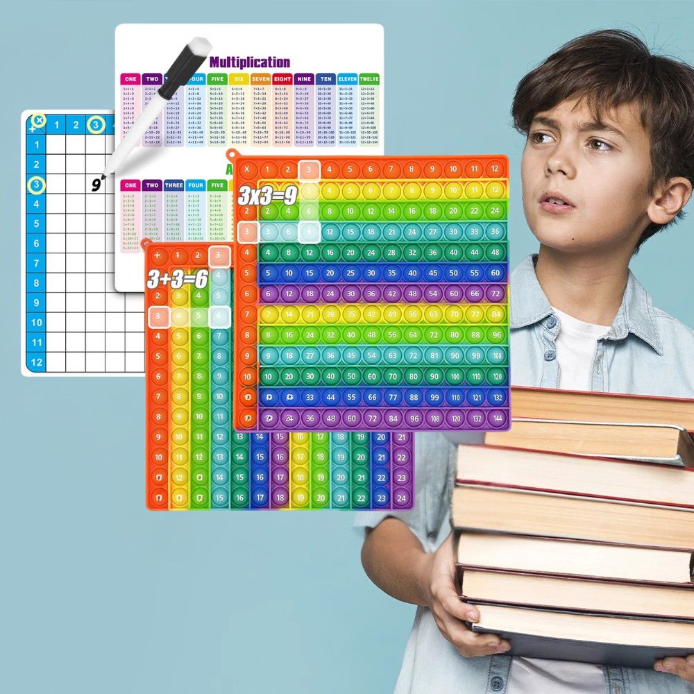jeux de table de multiplication exercices e calcul tableau POP IT