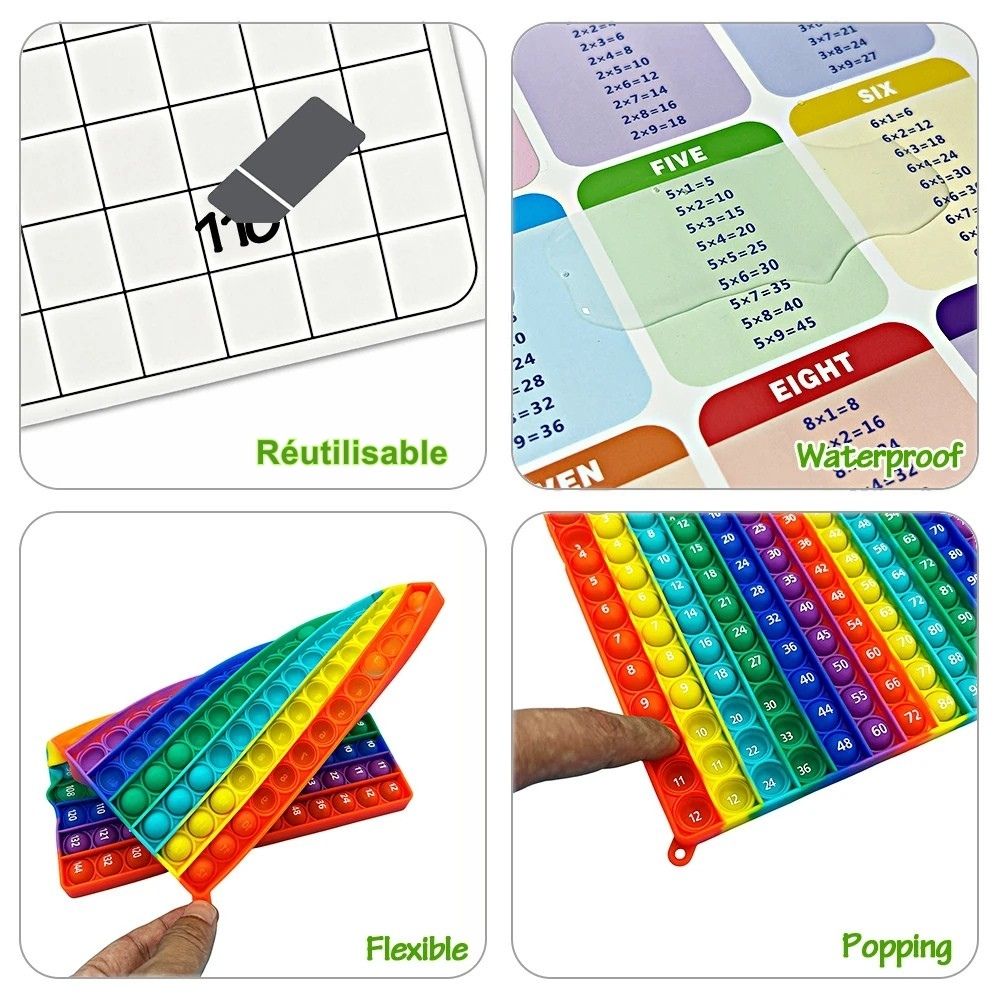 Jeux table de multiplication | Pop It Math™