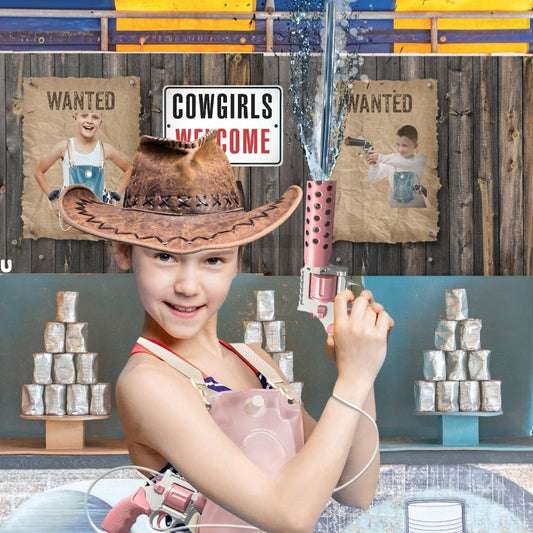 JEUX D'EAU| Pistolet à Eau électrique /COW GIRL et COWBOY🤠💦 - JEUX - FOCUS