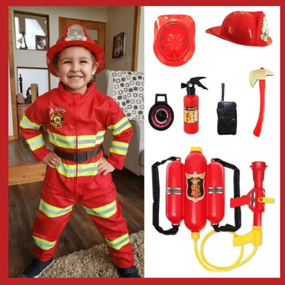 JEUX D'EAU| Pistolet à eau :Sac à dos de Petit Pompier🚒👨🏽‍🚒 - JEUX - FOCUS
