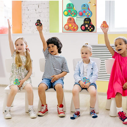 4 élève participent mieux en classe avec le jouet anti stress fidget toy spinner color