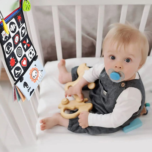 JOUET BÉBÉ 6MOIS et+| Livre en tissu, Miroir de sol pour bébé pour bébé🪞👶 - JEUX - FOCUS