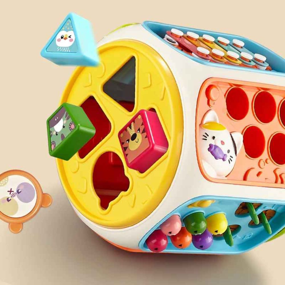 la boite d activité montessori inclus le jouet bebe populaire de l association de blocs et de formes