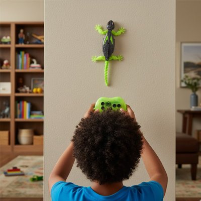 Jouet robot  , jeu télécommandé, lézard à ventouse sur mur verticaux, cadeau, garçon, 9ans  