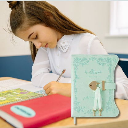 journal intime vert doux avec stylo et cadenas belle qualité cadeau idéal