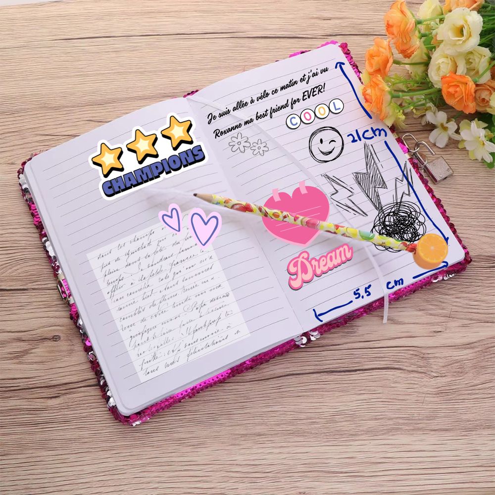 journal intime fille a5