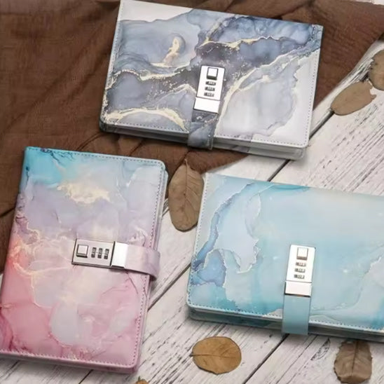 Journal intime pour fillette et journal intime pour garçon 3 options de couleur un code à 3 chiffre  par carnet-secret