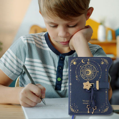 journal intime pour garçon ou fille écrire ses pensées et émotions en bleu