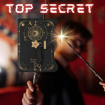 journal intime pour garçon top secret avec cadenas et clé NOIR