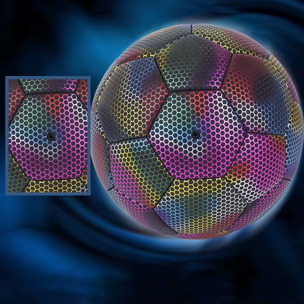 BALLON FOOT – Lumineux Holographique | Effet Réfléchissant Spectaculaire