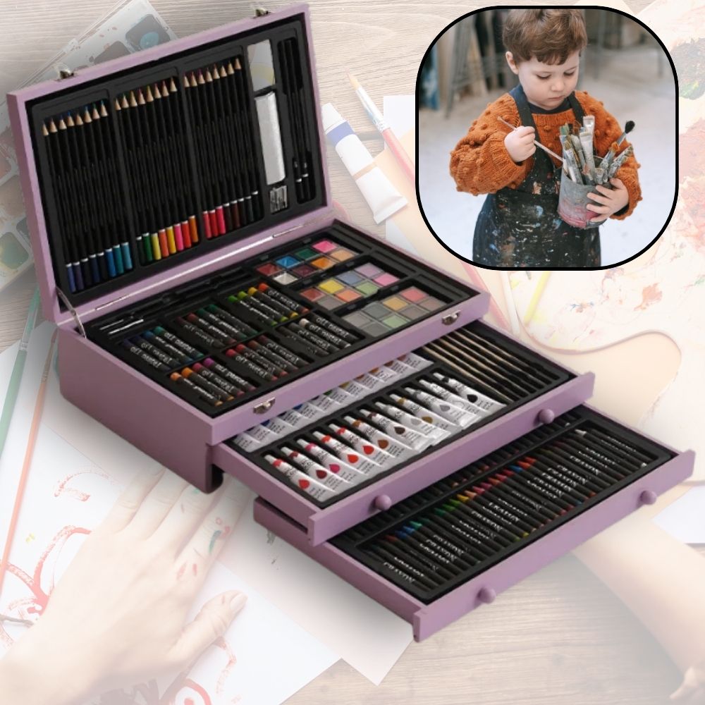 la palette de couleur contient des produits de création pour tous les âges sous surveillance comme toujours