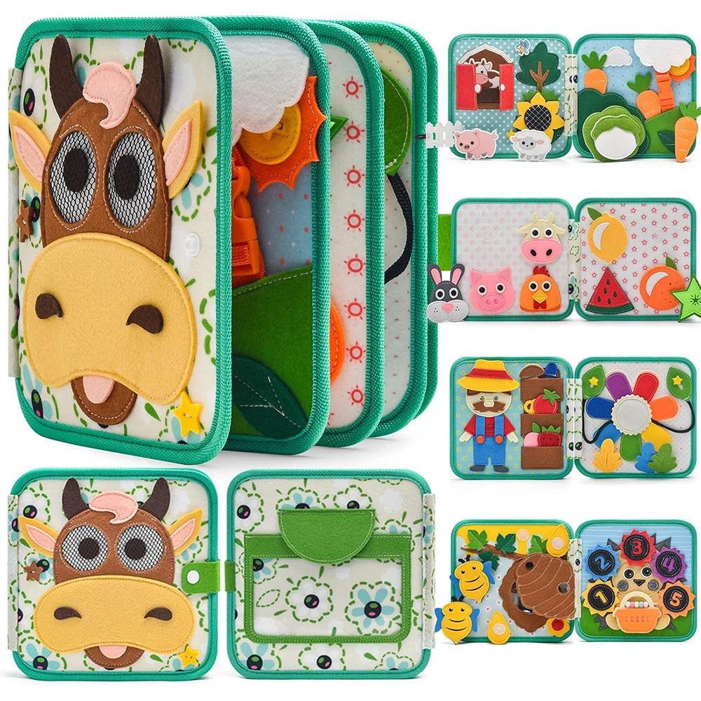 livre enfant 3 ans Mamie-Book™ livre montessori madame la Vache