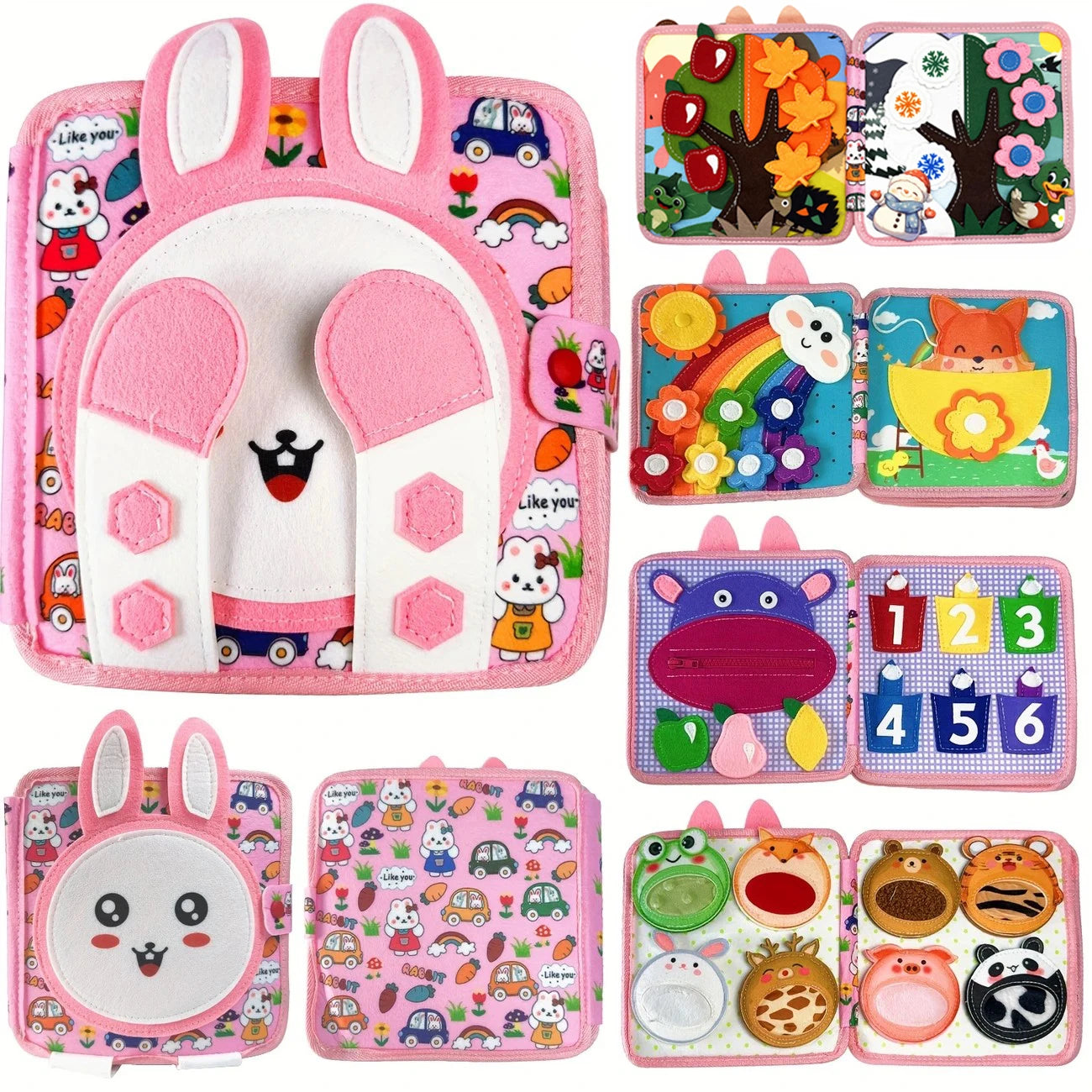 nouveau livre enfant 3 ans de collection Mamie-Book™le lapin rose