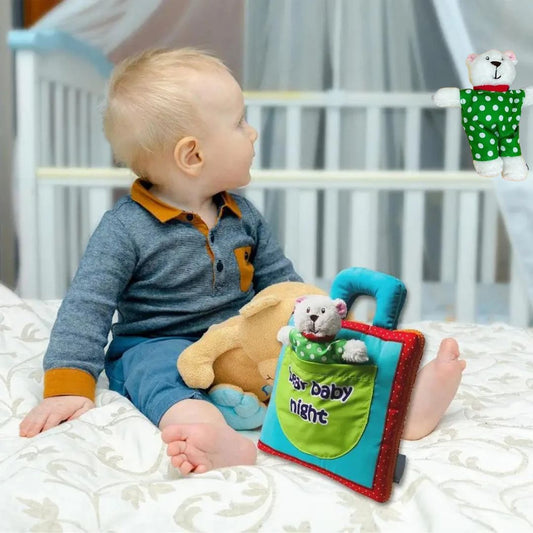 LIVRE POUR BÉBÉ ,JOUET BEBE| PETIT OURSON MIGNON 0 - 5ans - JEUX - FOCUS
