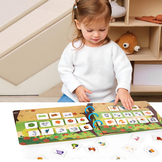 livre pour enfant  de 6 pages avec velcros à coller QUIET BOOK ENFANT 3 ANS
