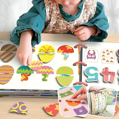 Livre pour enfant quiet book jeux autonome d'association 