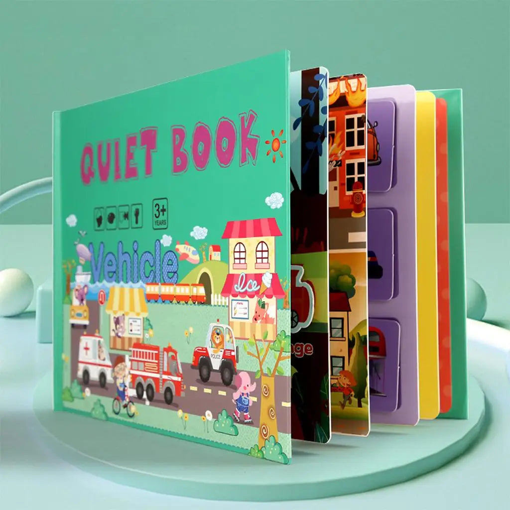 livres pour enfant interactifs les véhicules et le trafique