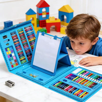 malette  dessin enfant bleu parfait pour 3-15ans