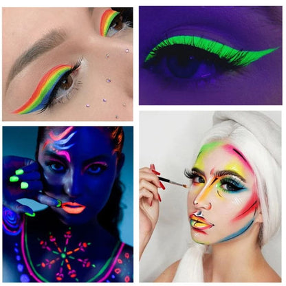 maquillage halloween et fête d'enfant pour tatou  et visage complet se lave à l'eau claire