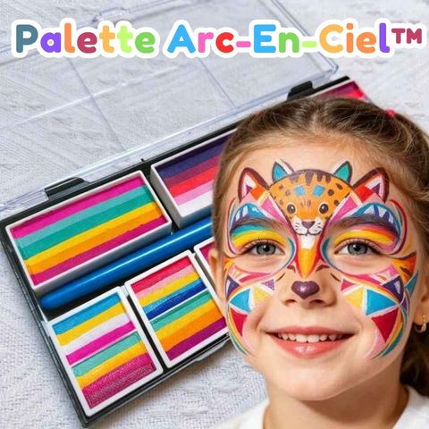 MAQUILLAGE HALLOWEEN|Palette Arc-En-Ciel™ Trousse de maquillage festif
