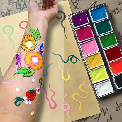 MAQUILLAGE HALLOWEEN|Palette Arc-En-Ciel™ Trousse de maquillage festif