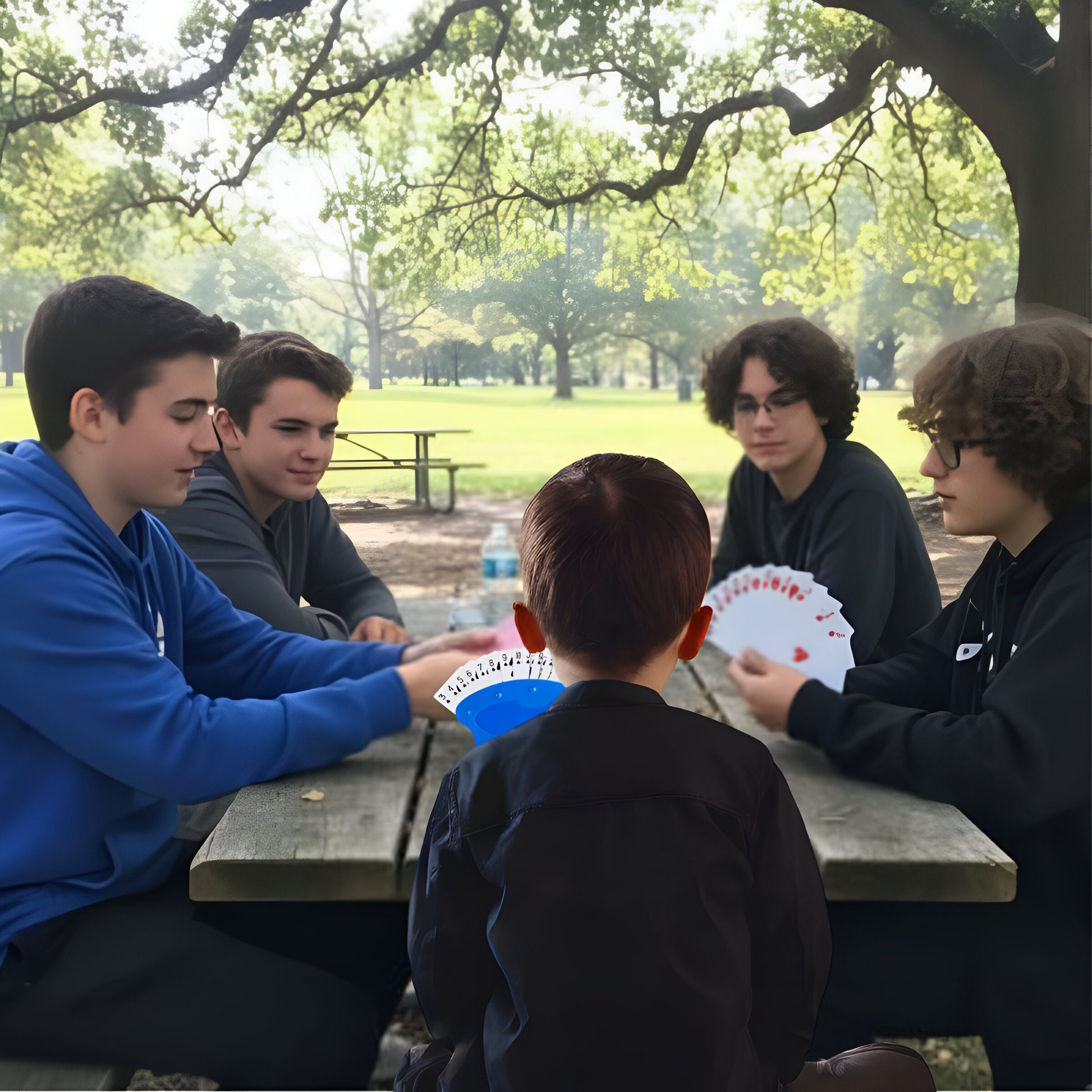 les adolescents adorent jouer aux cartes , offrez lui un jeu de 52 cartes à jouer avec un mélangeur de carte 