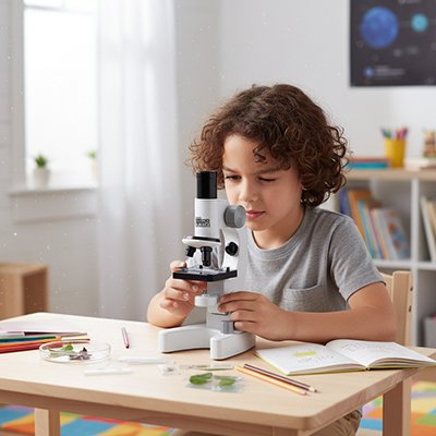 Microscope optique pour les enfants facile à utiliser