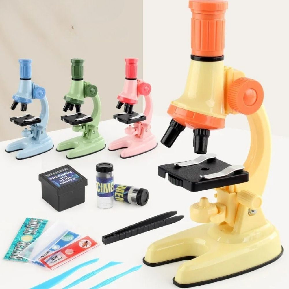 microscope optique jouet enfant  couleur vive cadeau pas cher éveil scientifique