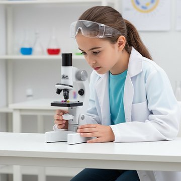 Microscope optique enfant permet de développer l analyse  développer des passions