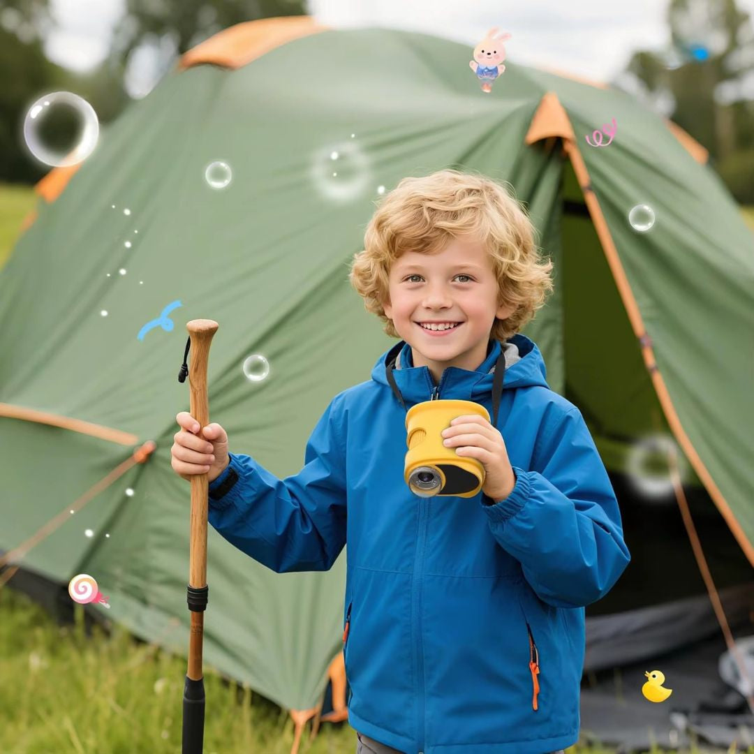 microscope portable enfant parfait pour les campeux, balada en forêt et à la maison 