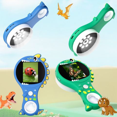 microscope portable enfant électronique petite loupe numérique ludique dinosaures