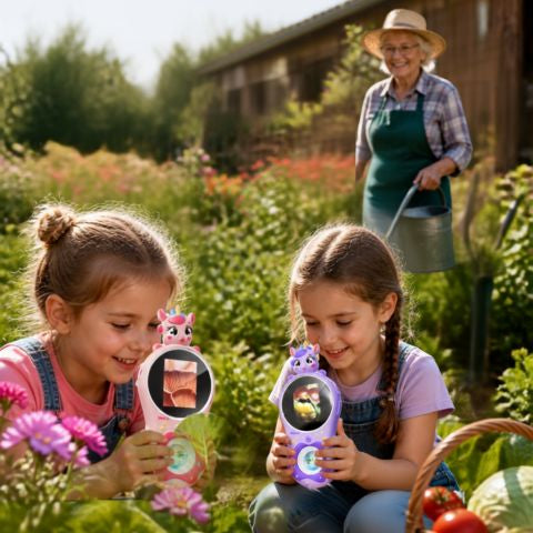 microscope portable enfant  licorne    initier les petits-enfants à observer  les secrets du jardin  