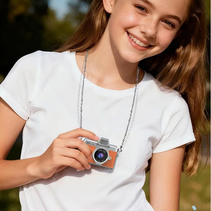mini appareil photo enfant 10 ans pour pré adolescent fan de mode et d arts visuels 9 options de couleurici orangé