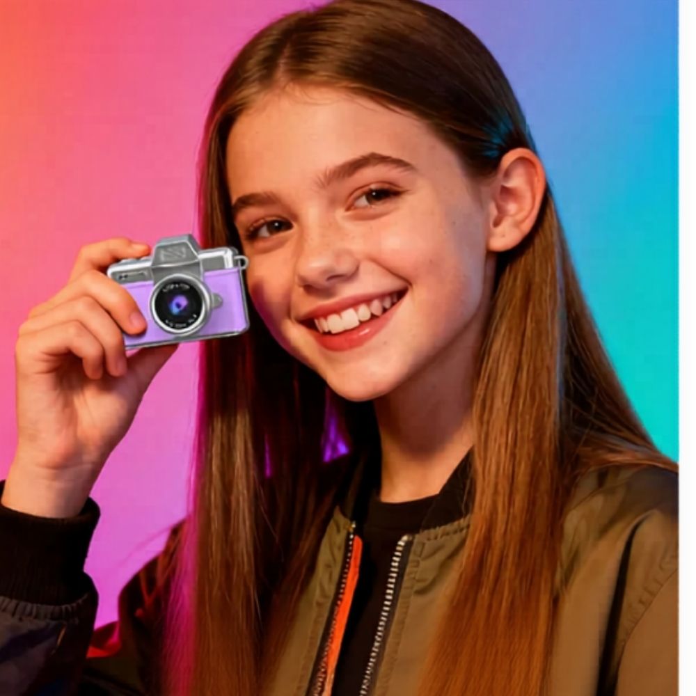  mini appareil photo cadeau numériquetrès à la mode chez les jeunes de 10-14 ans
