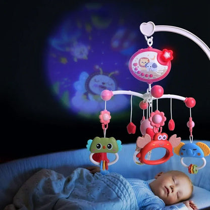 mobile-bébé-musical-rose