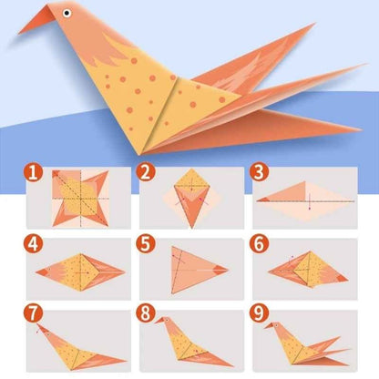 fabriquer un oiseau en origami c est facile avec le papier pour origami