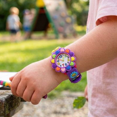 joli montre enfant fille violette robuste 