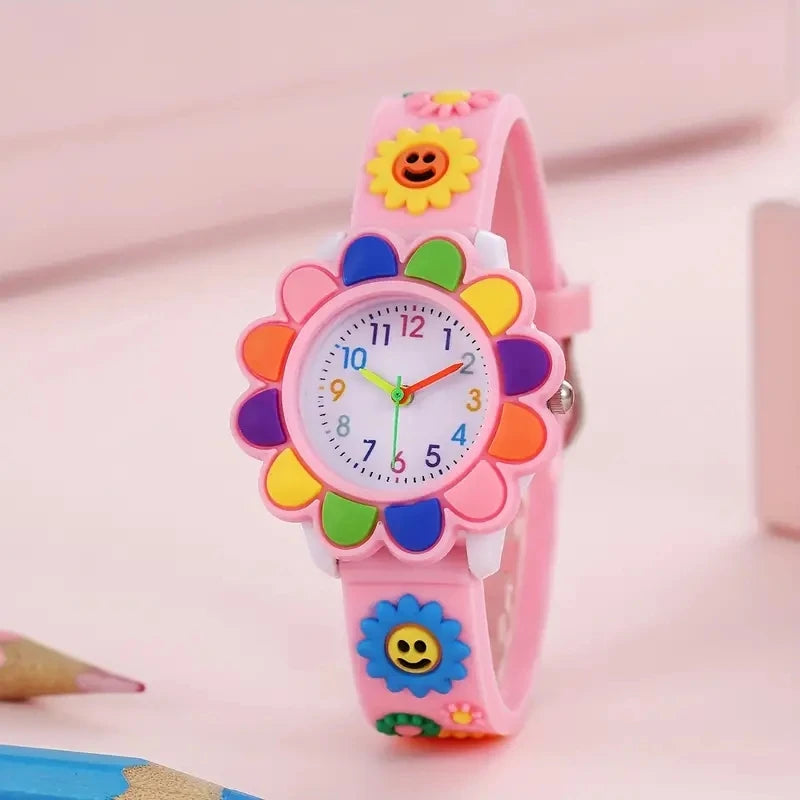 montre enfant fille rose