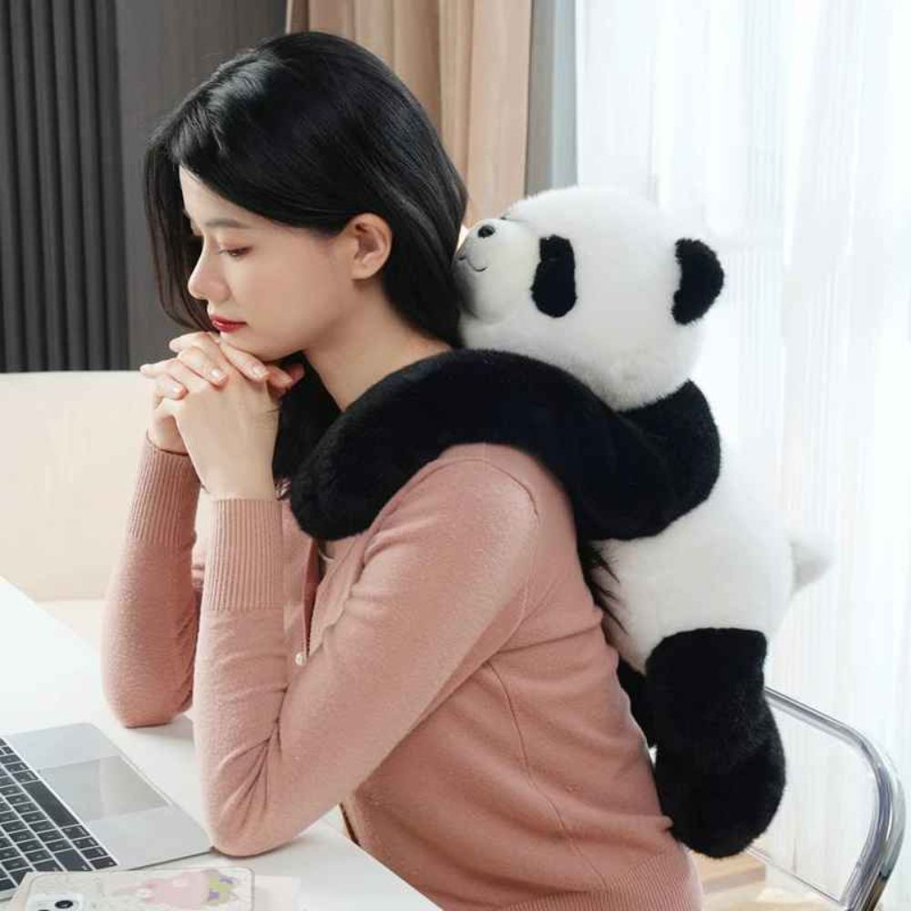 ours en peluche aux bras longs panda aux pattes lourdes
