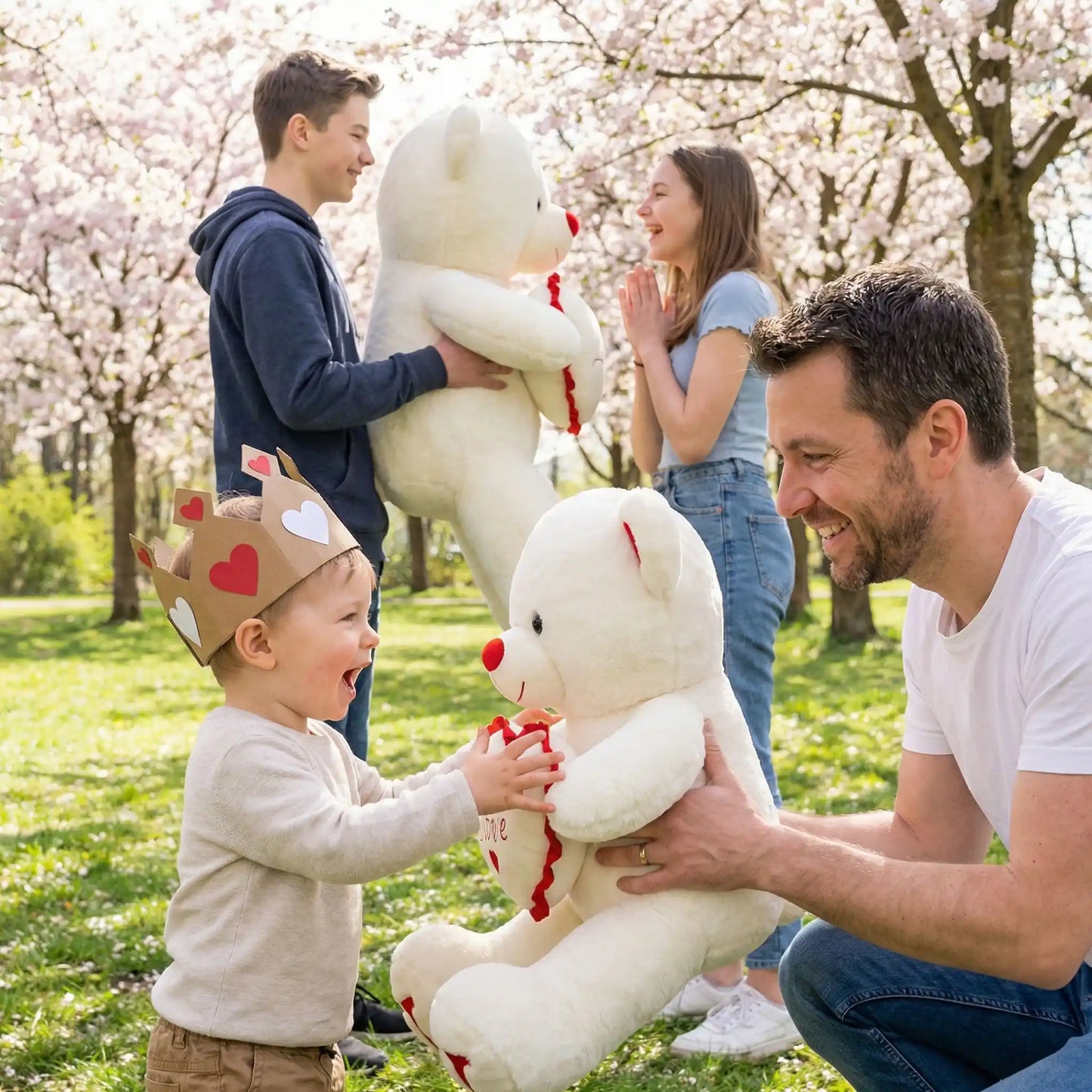 offrir un ours en peluche géant i love U à son enfant ou sa copine pour st-valentin