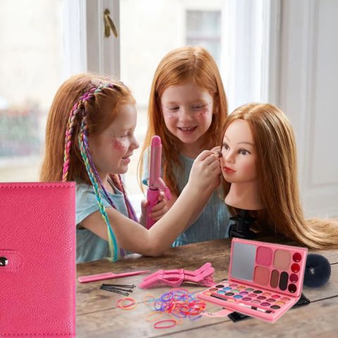 palette maquillage enfant étuit fishia idéal pour le jeux créatif et la tête à coiffer