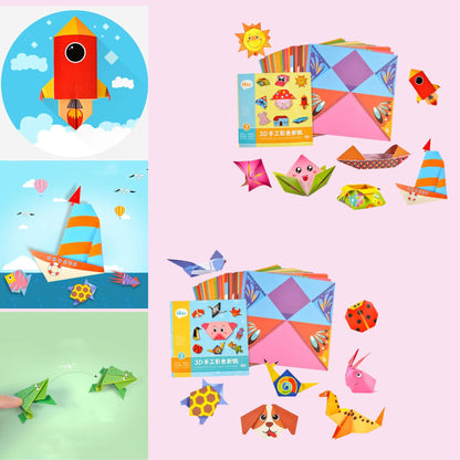 papier pour origami origami-facile-pour-enfant-débutant-niveau-1