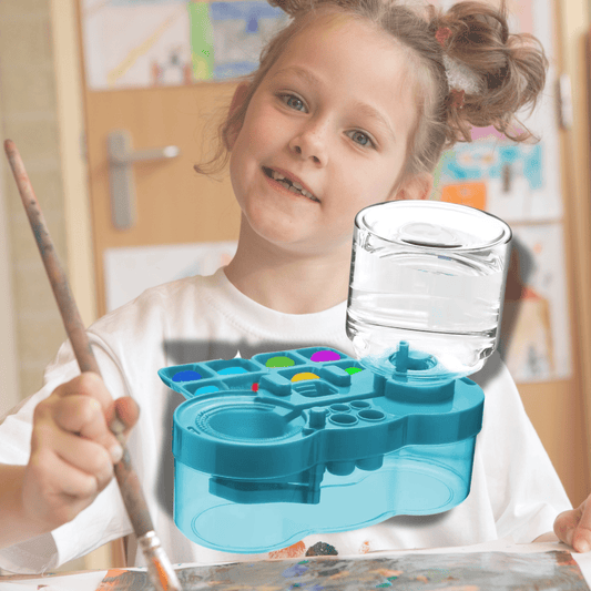 Peinture enfant | Godet pour le nettoyage du pinceau sans dégat🎨👨🏽‍🎨👩🏻‍🎨 - JEUX - FOCUS