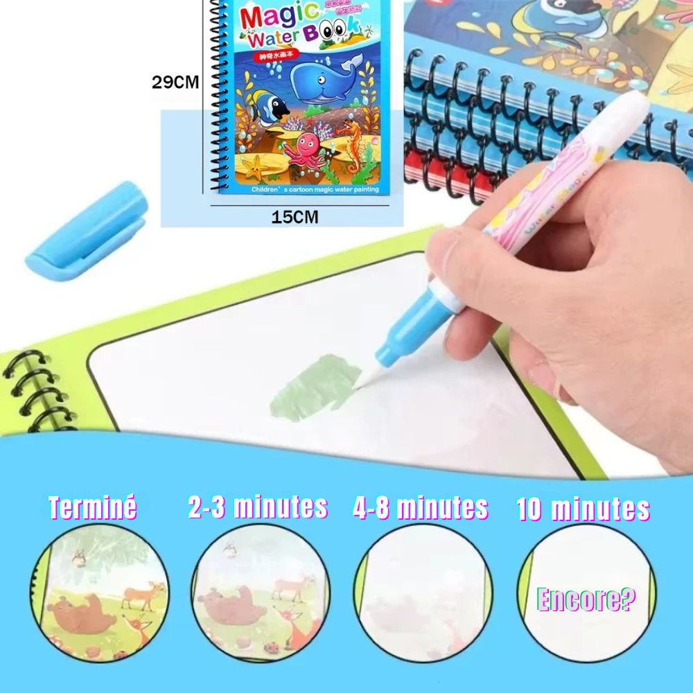 peinture magique recommencer  plusieurs fois